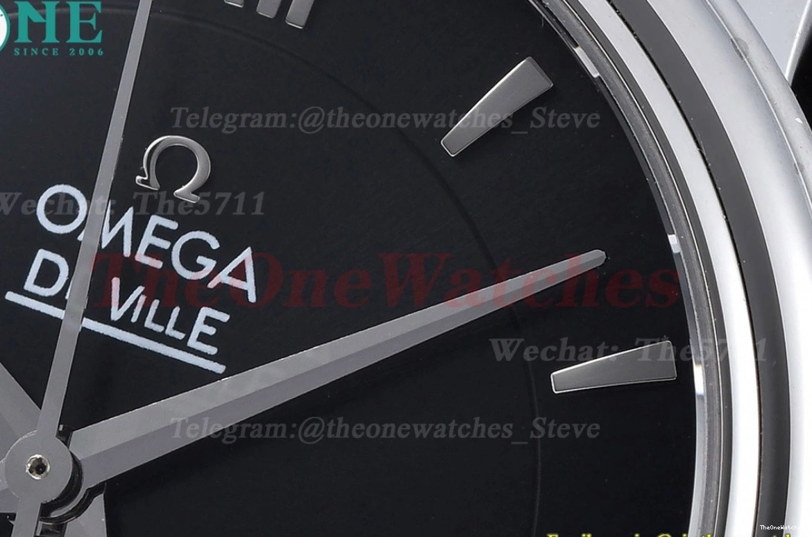 Ladies GDF MY8215 SS De Ville Black LE Dial 32.7mm 0301